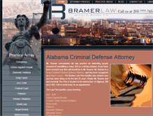 Tablet Screenshot of bramerlaw.com